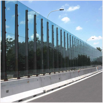 Staklene zvucne barijere, smanjenje saobracajne buke